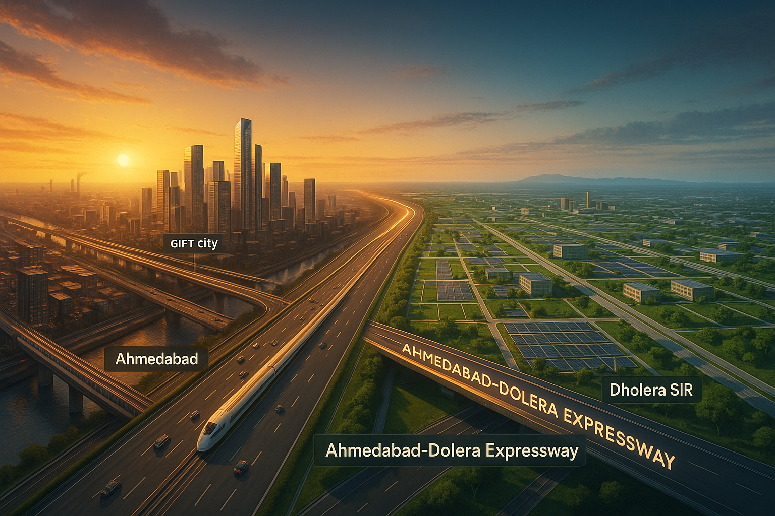 Ahmedabad’s Infrastructure Boom: Transforming Real Estate and Powering India’s Growth — With a Spotlight on Dholera Smart City
